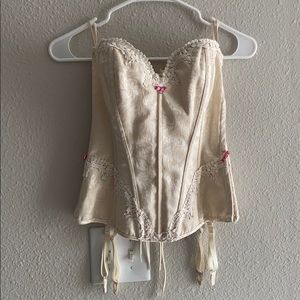 Frederick’s of Hollywood Ivory Corset